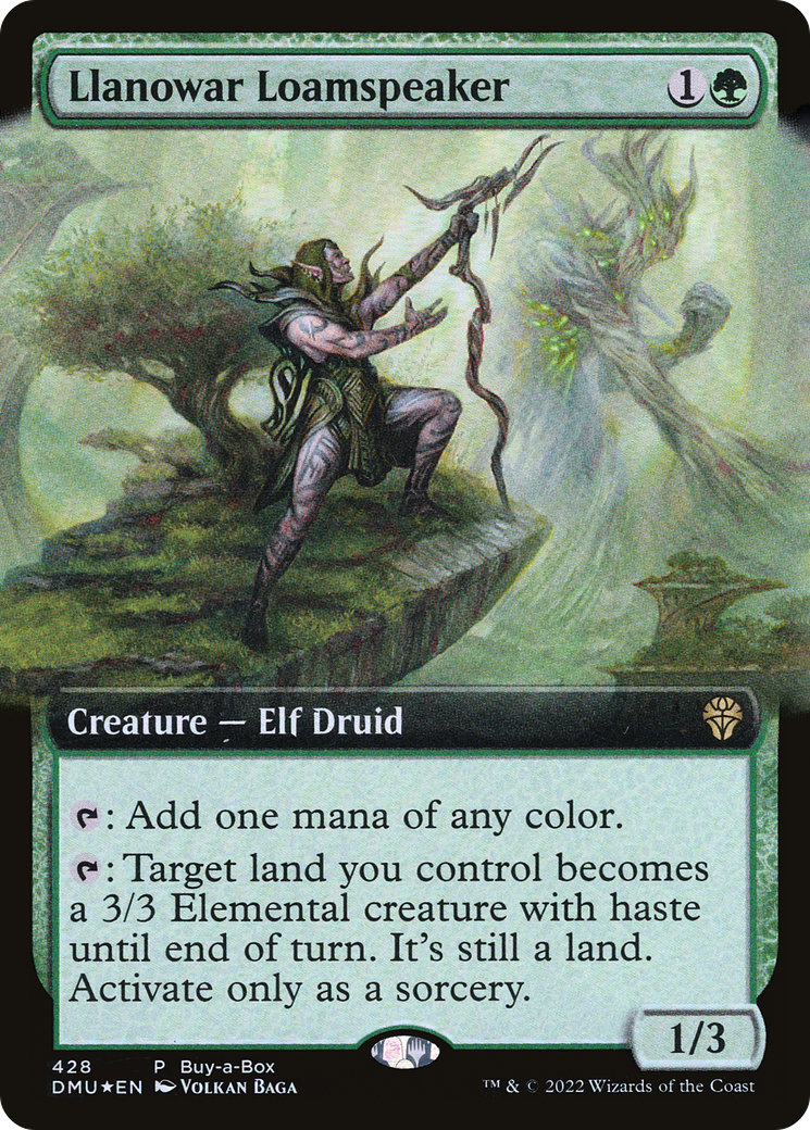 Llanowar Loamspeaker (DMU-428) - Dominaria United: (Extended Art) - Premium MTG Single from Wizards of the Coast - Just $0.10! Shop now at Game Crave Tournament Store