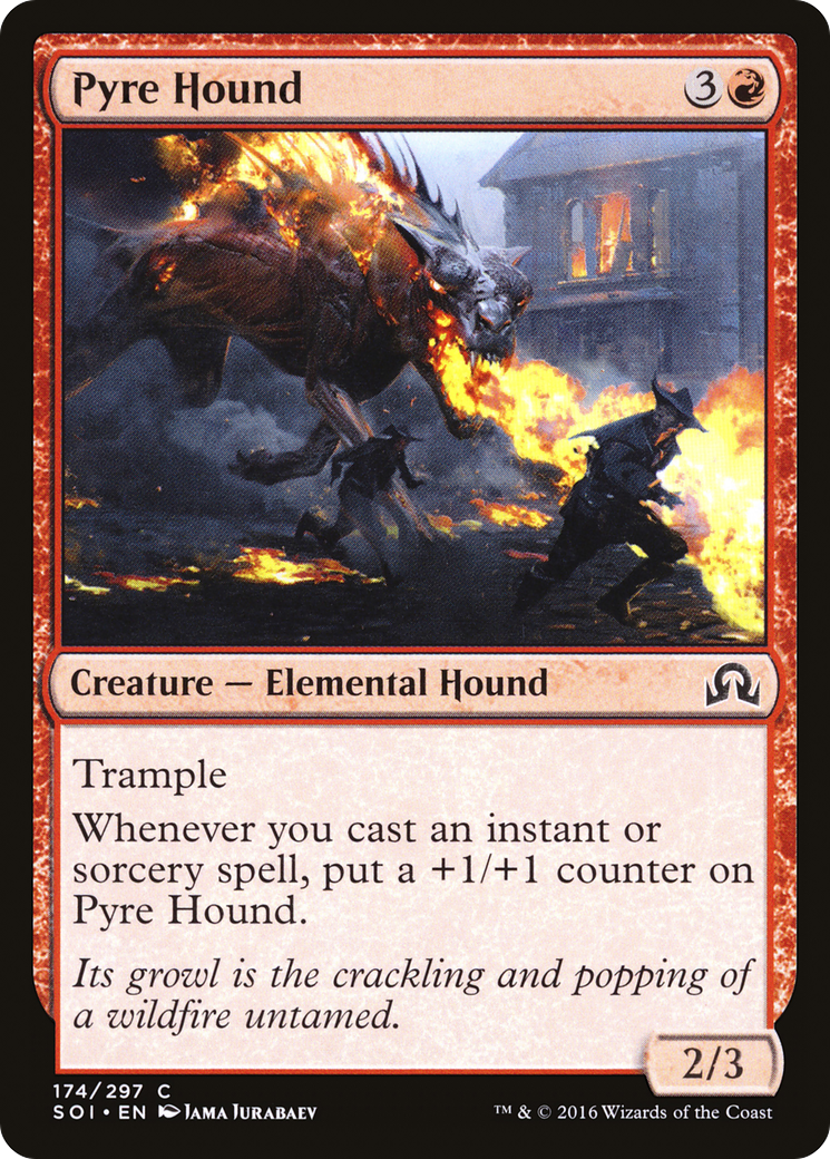 Pyre Hound (SOI-174) - Shadows over Innistrad - Premium MTG Single from Wizards of the Coast - Just $0.25! Shop now at Game Crave Tournament Store