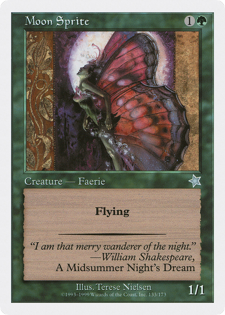 Moon Sprite (S99-133) - Starter 1999 - Premium MTG Single from Wizards of the Coast - Just $0.25! Shop now at Game Crave Tournament Store