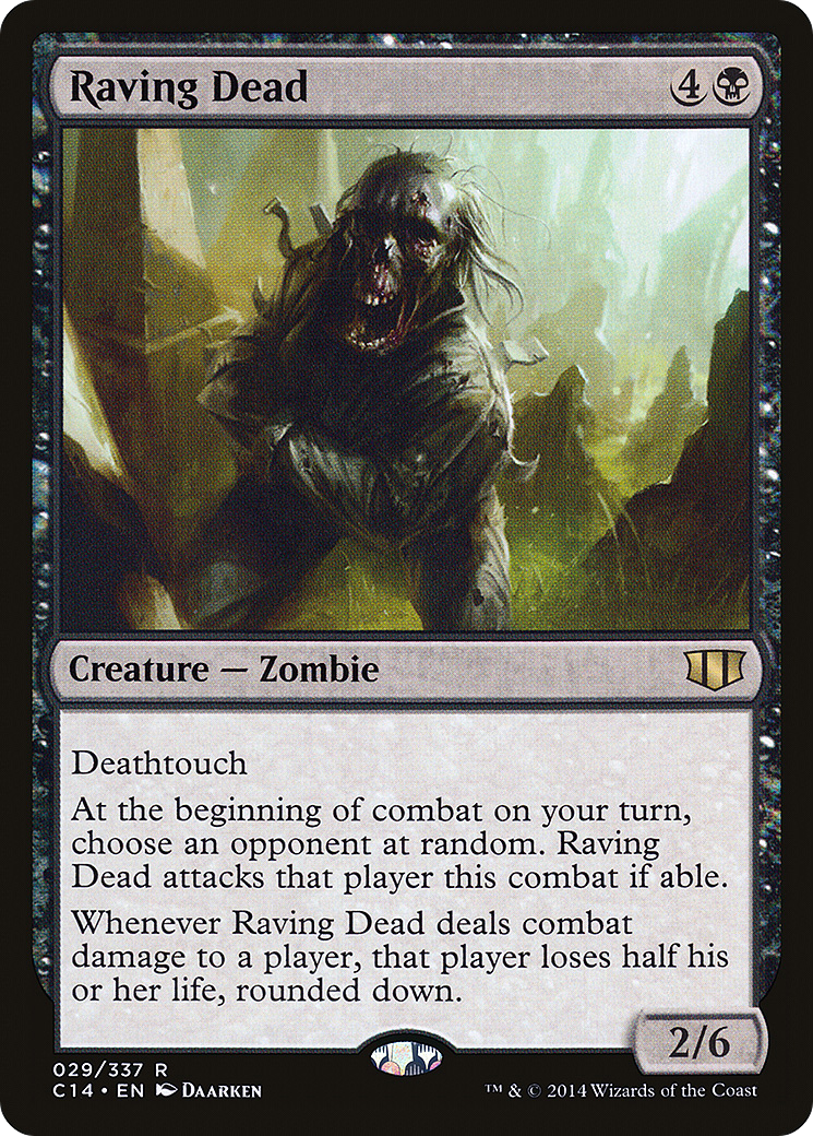 Raving Dead (C14-029) - Commander 2014 - Premium MTG Single from Wizards of the Coast - Just $1.28! Shop now at Game Crave Tournament Store
