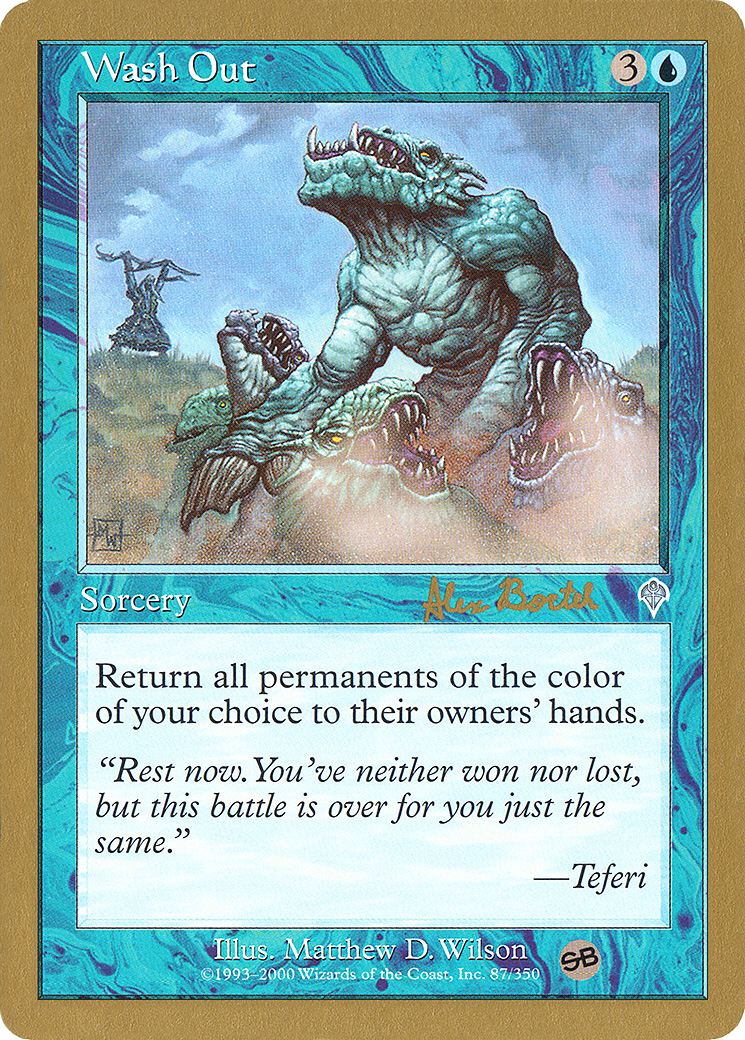 Wash Out (WC01-AB87BSB) - World Championship Decks 2001 - Premium MTG Single from Wizards of the Coast - Just $1.17! Shop now at Game Crave Tournament Store