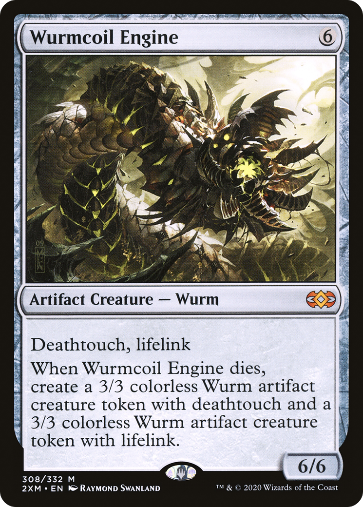 Wurmcoil Engine (2XM-308) - Double Masters - Premium MTG Single from Wizards of the Coast - Just $1.96! Shop now at Game Crave Tournament Store
