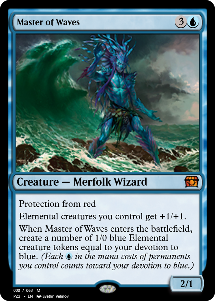Master of Waves (PZ2-65859) - Treasure Chest - Premium MTG Single from Wizards of the Coast - Just $0! Shop now at Game Crave Tournament Store