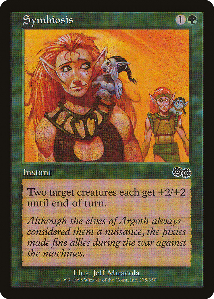 Symbiosis (USG-275) - Urza's Saga - Premium MTG Single from Wizards of the Coast - Just $0.08! Shop now at Game Crave Tournament Store
