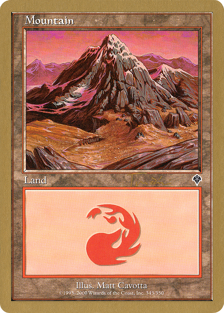 Mountain (WC01-JT343A) - World Championship Decks 2001 - Premium MTG Single from Wizards of the Coast - Just $0.96! Shop now at Game Crave Tournament Store