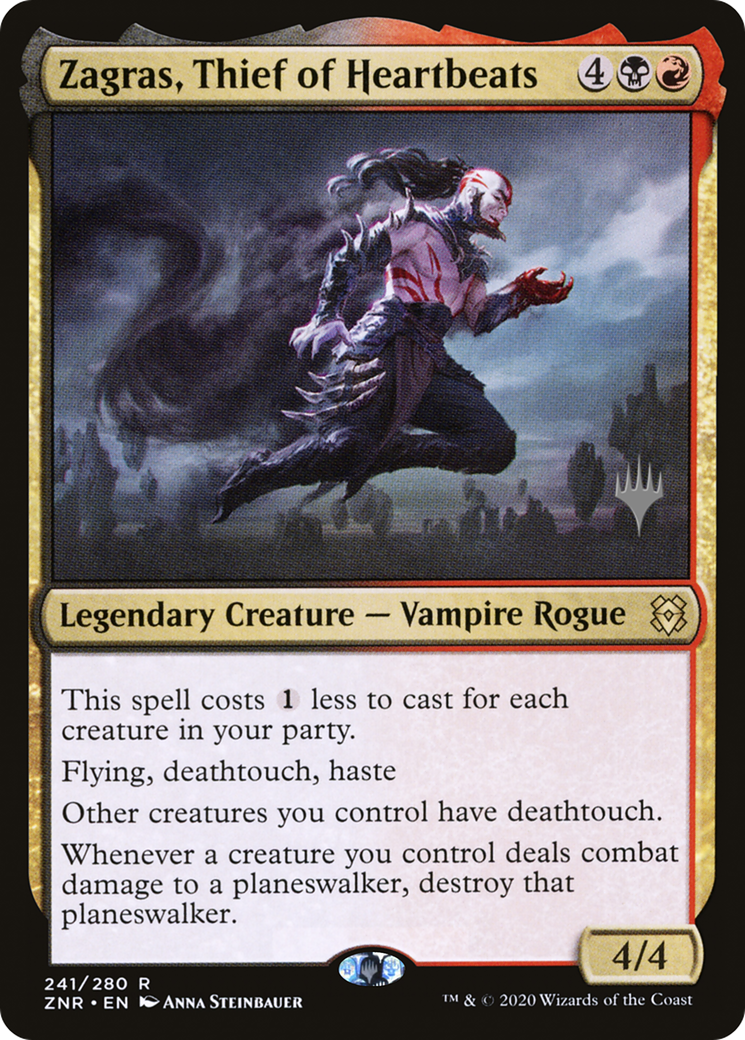 Zagras, Thief of Heartbeats (PZNR-241P) - Zendikar Rising Promos - Premium MTG Single from Wizards of the Coast - Just $0.08! Shop now at Game Crave Tournament Store
