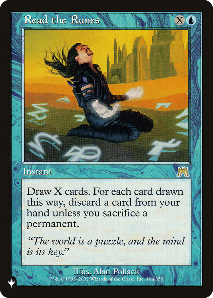 Read the Runes (PLIST-314) - The List - Premium MTG Single from Wizards of the Coast - Just $0.21! Shop now at Game Crave Tournament Store