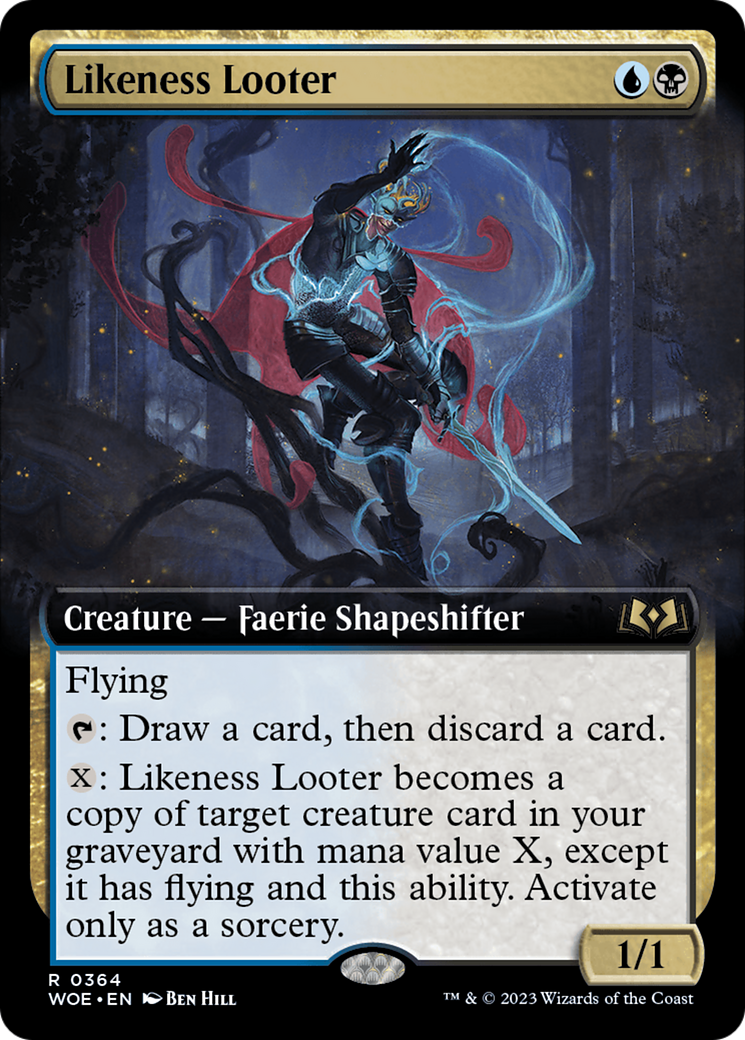Likeness Looter (WOE-364) - Wilds of Eldraine: (Extended Art) - Premium MTG Single from Wizards of the Coast - Just $1.33! Shop now at Game Crave Tournament Store
