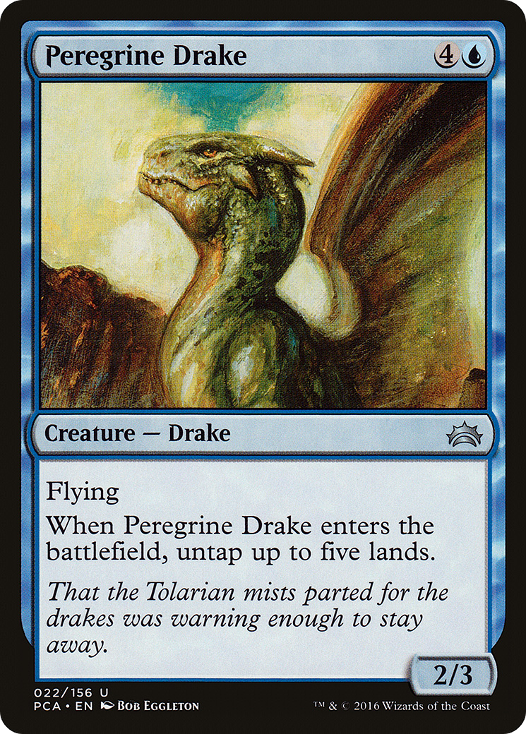 Peregrine Drake (PCA-022) - Planechase Anthology - Premium MTG Single from Wizards of the Coast - Just $0.19! Shop now at Game Crave Tournament Store