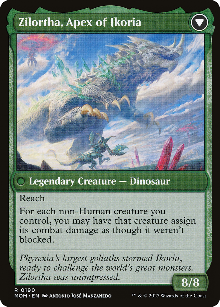 Invasion of Ikoria // Zilortha, Apex of Ikoria (MOM-190) - March of the Machine - Premium MTG Single from Wizards of the Coast - Just $6.53! Shop now at Game Crave Tournament Store