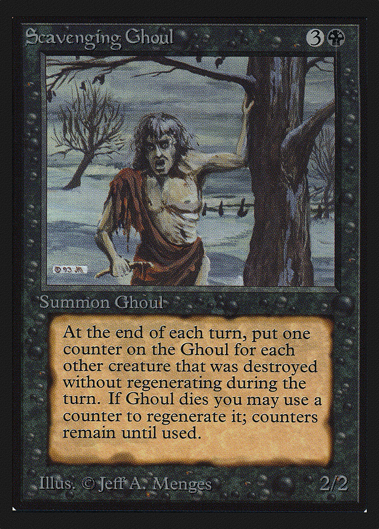 Scavenging Ghoul (CED-127) - Collectors' Edition - Premium MTG Single from Wizards of the Coast - Just $0.40! Shop now at Game Crave Tournament Store