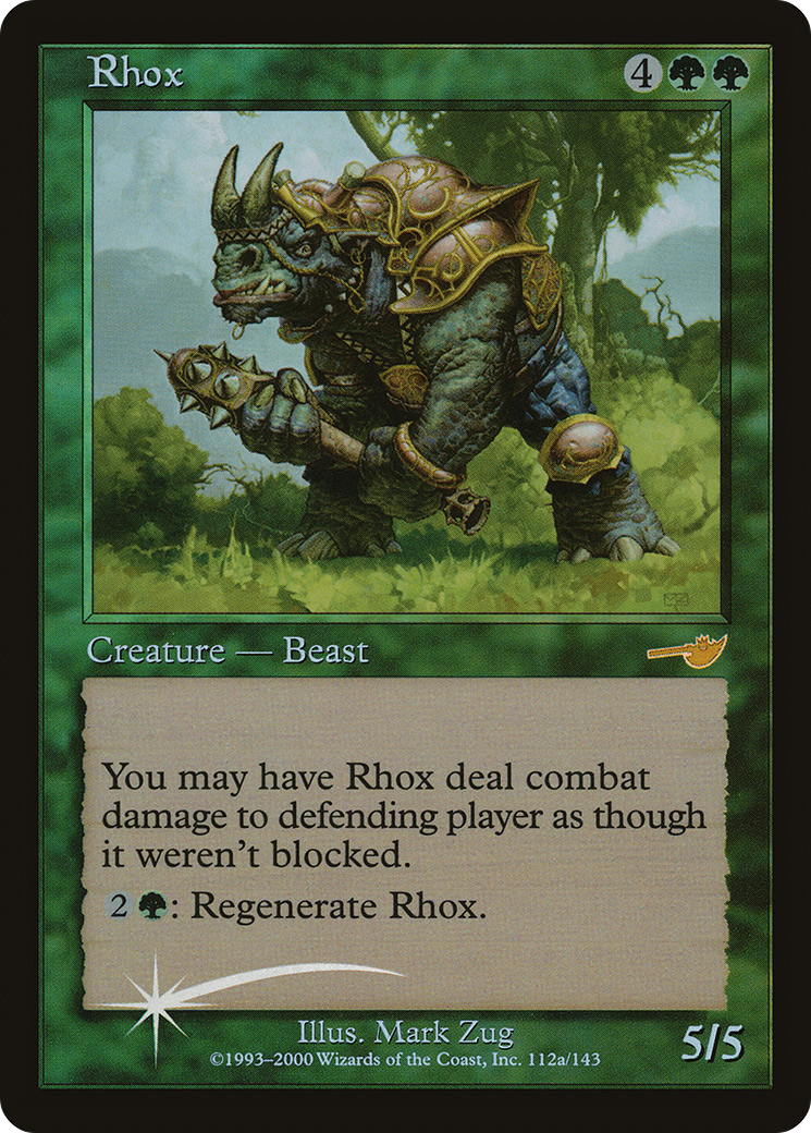 Rhox (S00-043) - Starter 2000 Foil - Premium MTG Single from Wizards of the Coast - Just $0.14! Shop now at Game Crave Tournament Store