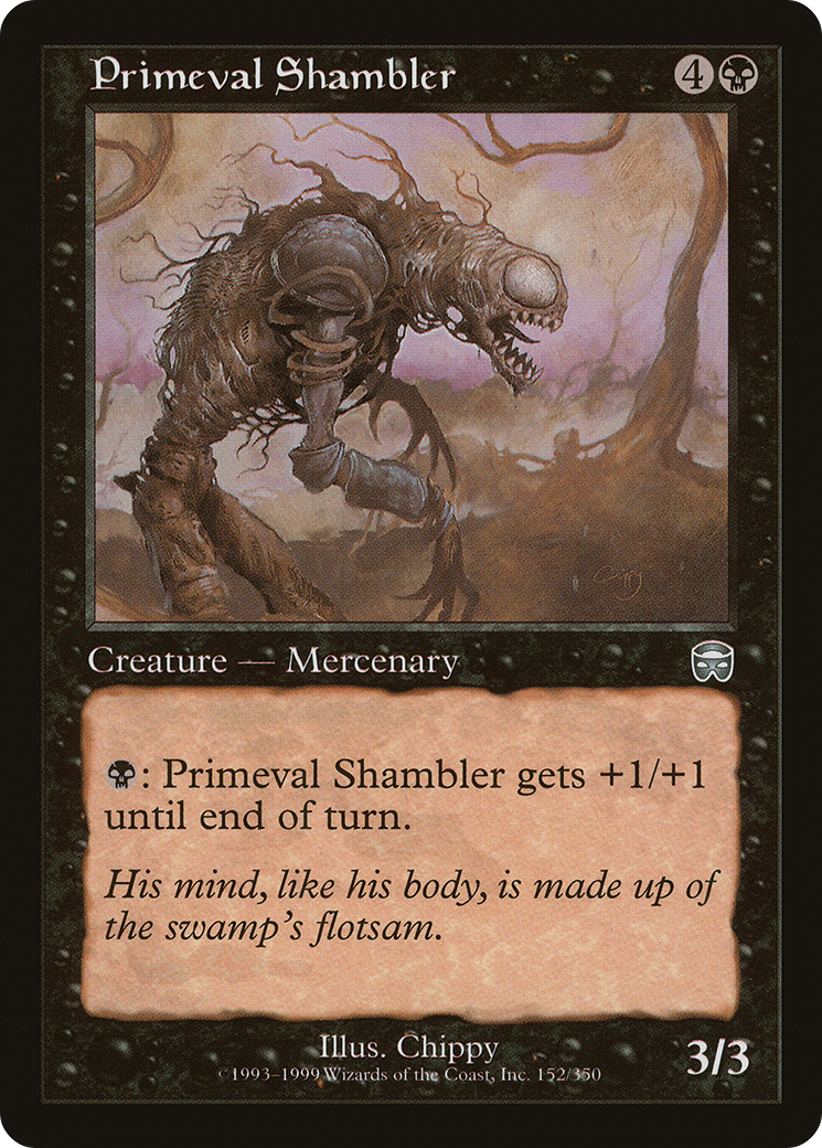Primeval Shambler (MMQ-152) - Mercadian Masques Foil - Premium MTG Single from Wizards of the Coast - Just $0.18! Shop now at Game Crave Tournament Store