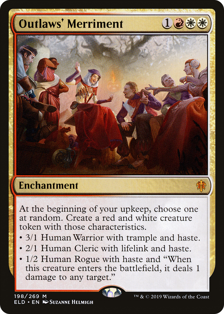 Outlaws' Merriment (ELD-198) - Throne of Eldraine Foil - Premium MTG Single from Wizards of the Coast - Just $0.44! Shop now at Game Crave Tournament Store