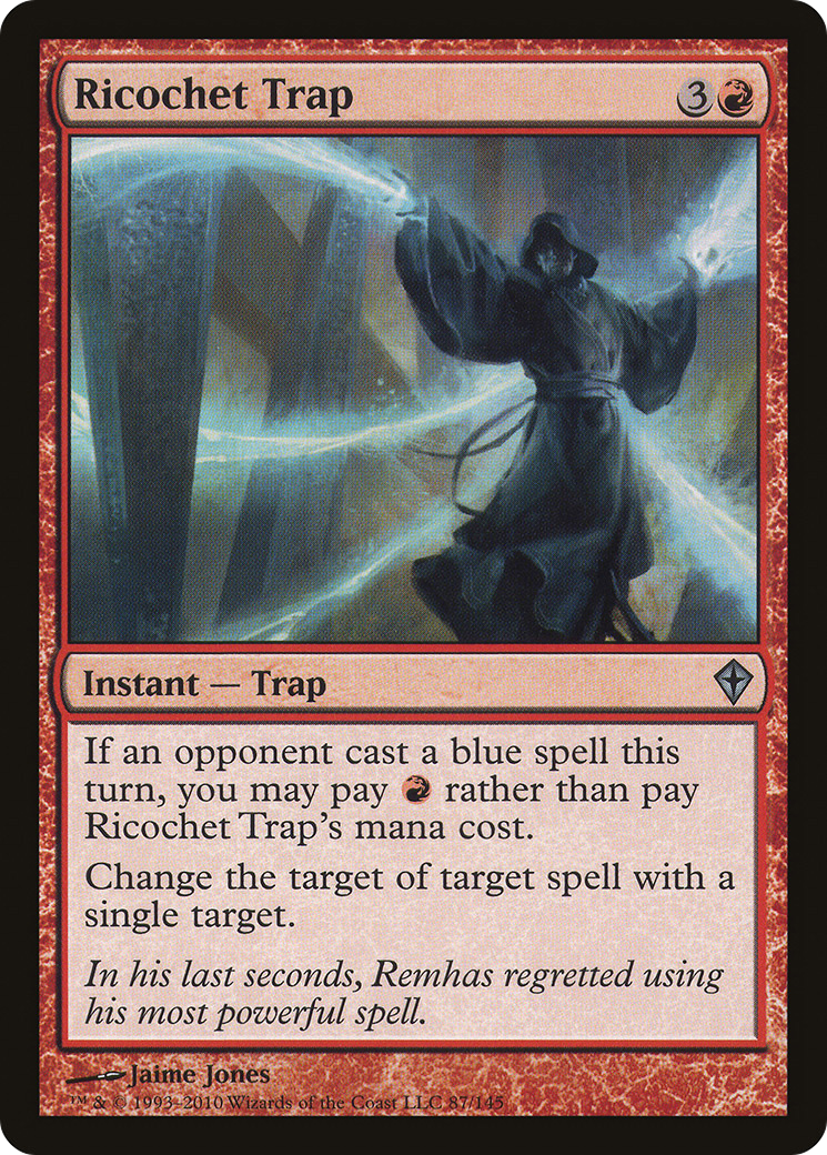 Ricochet Trap (WWK-087) - Worldwake Foil - Premium MTG Single from Wizards of the Coast - Just $6.91! Shop now at Game Crave Tournament Store