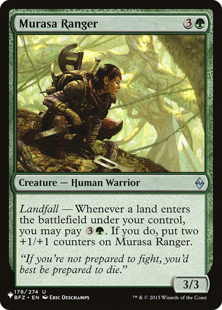 Murasa Ranger (PLIST-1141) - The List - Premium MTG Single from Wizards of the Coast - Just $0.25! Shop now at Game Crave Tournament Store