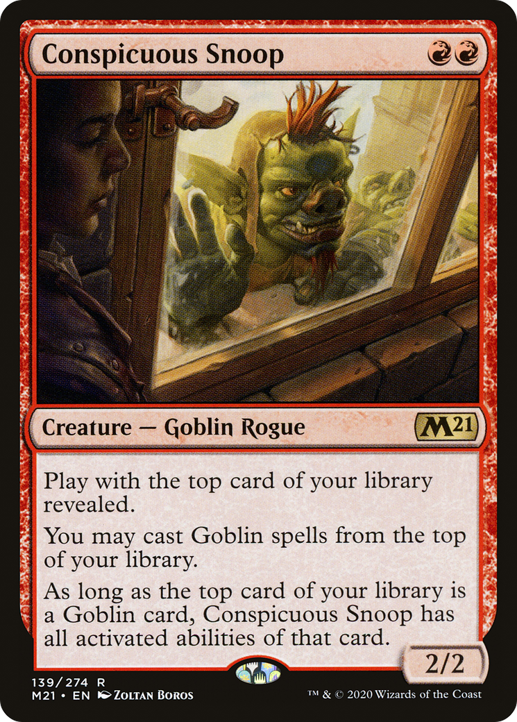 Conspicuous Snoop (M21-139) - Core Set 2021 - Premium MTG Single from Wizards of the Coast - Just $0.75! Shop now at Game Crave Tournament Store