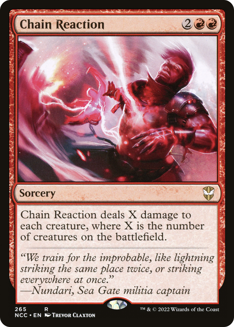 Chain Reaction (NCC-265) - New Capenna Commander - Premium MTG Single from Wizards of the Coast - Just $0.44! Shop now at Game Crave Tournament Store