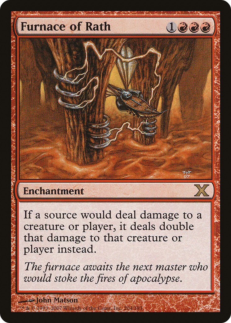 Furnace of Rath (10E-204) - Tenth Edition Foil - Premium MTG Single from Wizards of the Coast - Just $8.74! Shop now at Game Crave Tournament Store
