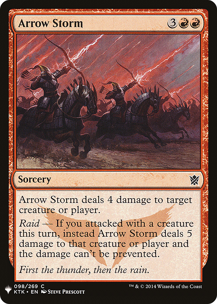 Arrow Storm (MB1-842) - Mystery Booster - Premium MTG Single from Wizards of the Coast - Just $0.25! Shop now at Game Crave Tournament Store