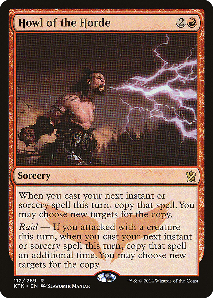 Howl of the Horde (KTK-112) - Khans of Tarkir Foil - Premium MTG Single from Wizards of the Coast - Just $0.38! Shop now at Game Crave Tournament Store