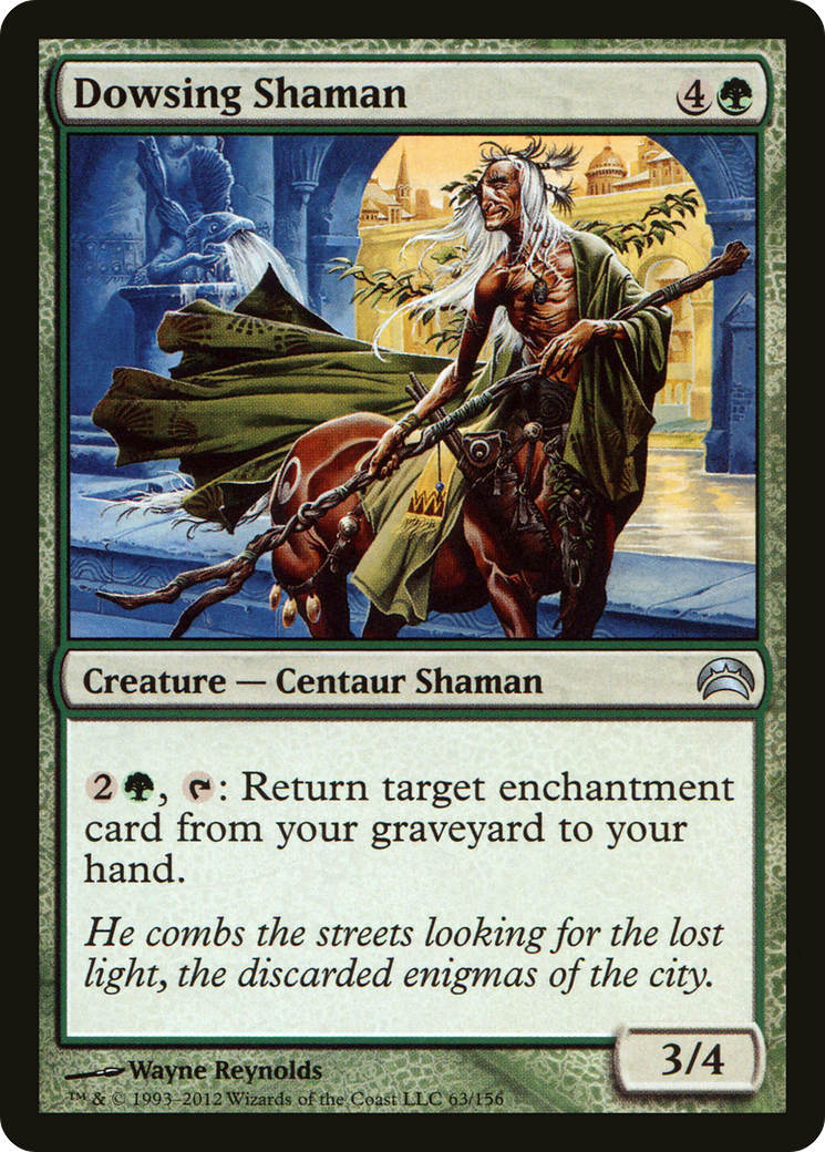 Dowsing Shaman (PC2-063) - Planechase 2012 - Premium MTG Single from Wizards of the Coast - Just $0.08! Shop now at Game Crave Tournament Store