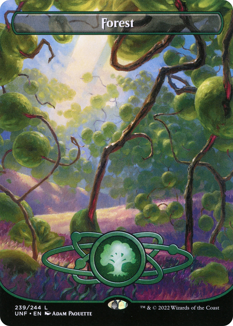 Forest (UNF-239) - Unfinity (Borderless) - Premium MTG Single from Wizards of the Coast - Just $0.20! Shop now at Game Crave Tournament Store