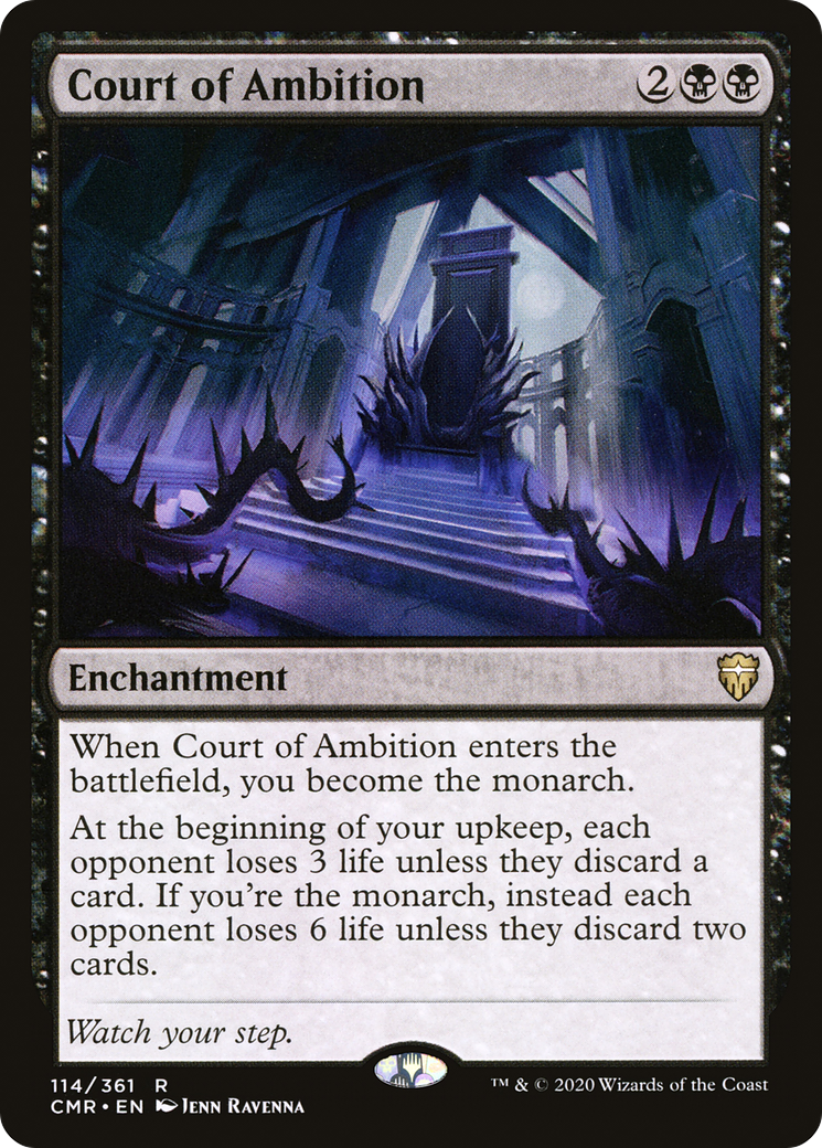 Court of Ambition (CMR-114) - Commander Legends - Premium MTG Single from Wizards of the Coast - Just $0.88! Shop now at Game Crave Tournament Store