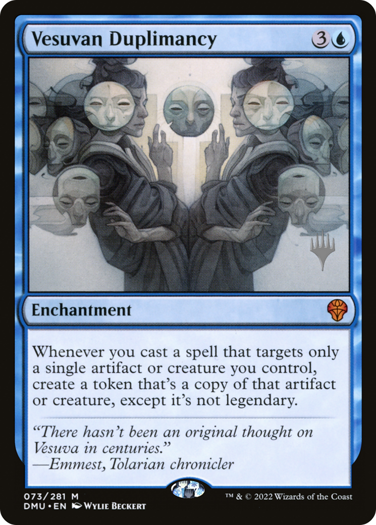 Vesuvan Duplimancy (PDMU-73P) - Dominaria United Promos - Premium MTG Single from Wizards of the Coast - Just $0.78! Shop now at Game Crave Tournament Store