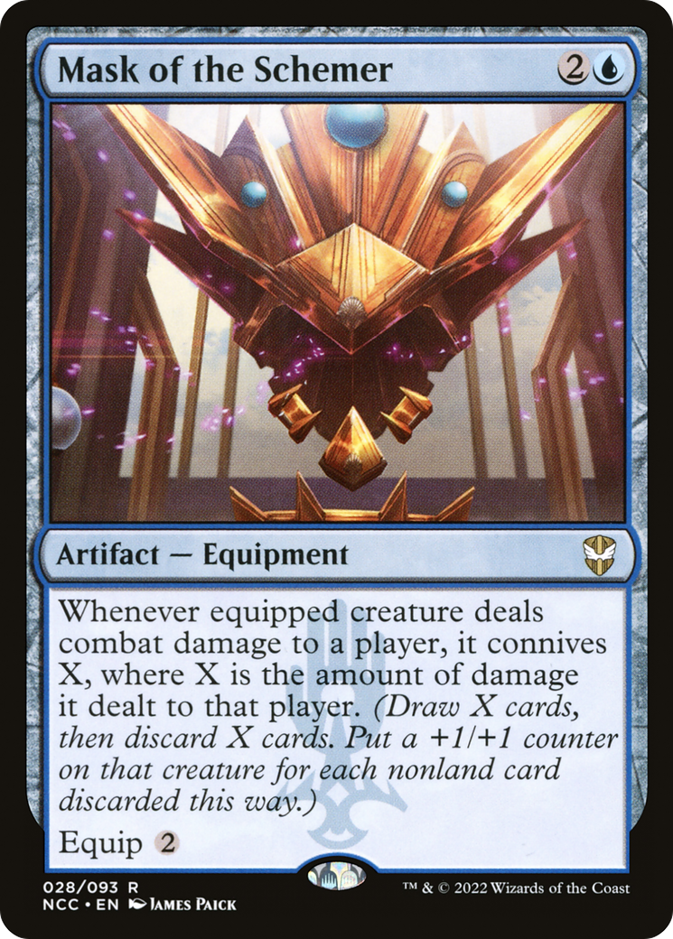 Mask of the Schemer (NCC-028) - New Capenna Commander - Premium MTG Single from Wizards of the Coast - Just $0.25! Shop now at Game Crave Tournament Store