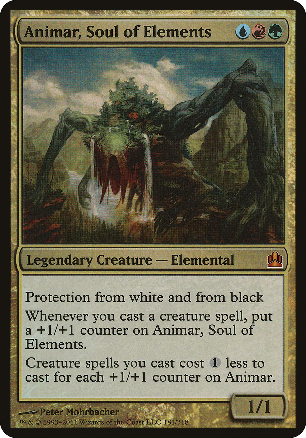 Animar, Soul of Elements (OCMD-181) - Commander 2011 Oversized Foil - Premium MTG Single from Wizards of the Coast - Just $2.09! Shop now at Game Crave Tournament Store