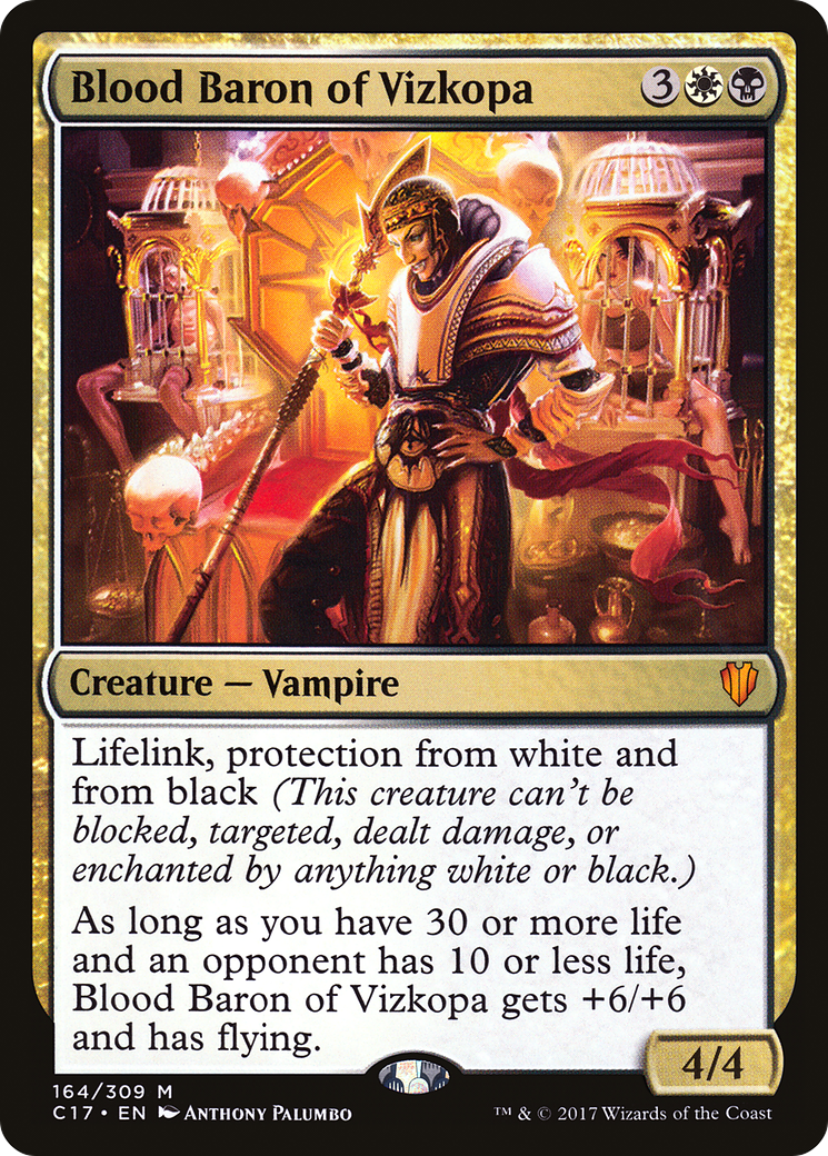 Blood Baron of Vizkopa (C17-164) - Commander 2017 - Premium MTG Single from Wizards of the Coast - Just $0.09! Shop now at Game Crave Tournament Store