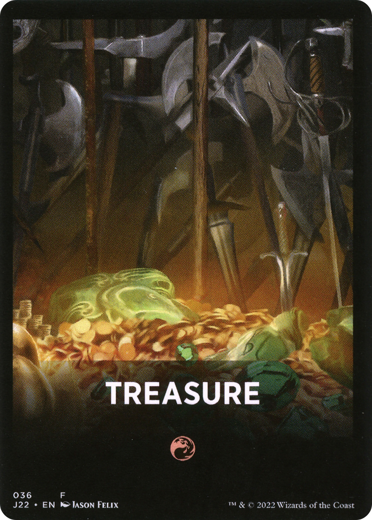 Treasure (FJ22-036) - Jumpstart 2022 Front Cards - Premium MTG Single from Wizards of the Coast - Just $0! Shop now at Game Crave Tournament Store
