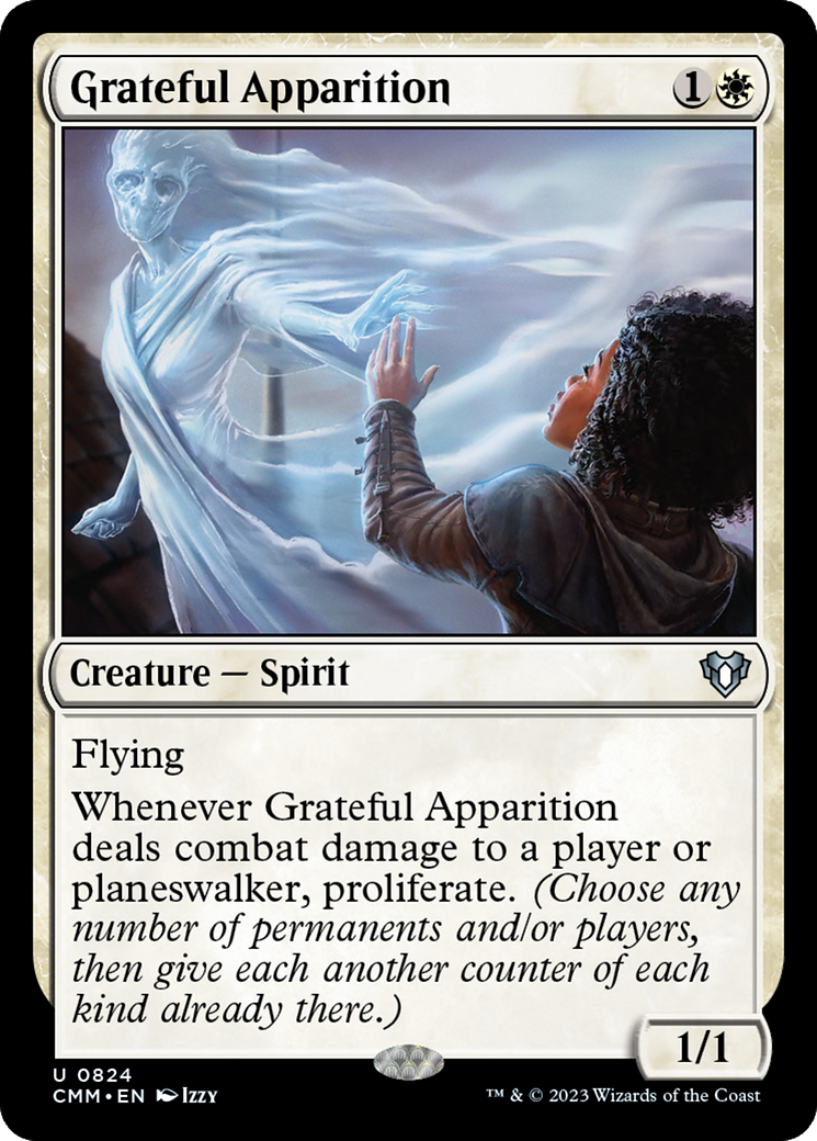 Grateful Apparition (CMM-824) - Commander Masters - Premium MTG Single from Wizards of the Coast - Just $0.08! Shop now at Game Crave Tournament Store