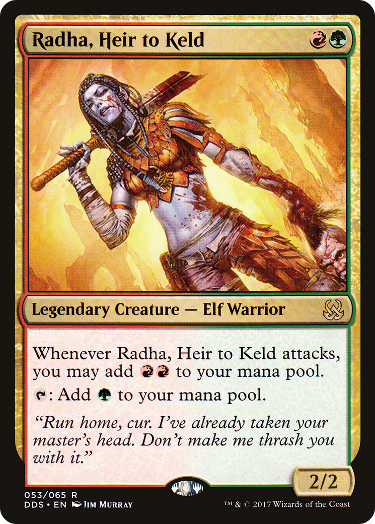 Radha, Heir to Keld (DDS-053) - Duel Decks: Mind vs. Might - Premium MTG Single from Wizards of the Coast - Just $0.25! Shop now at Game Crave Tournament Store