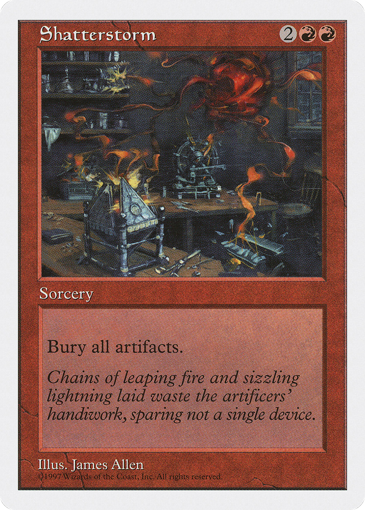 Shatterstorm (5ED-266) - Fifth Edition - Premium MTG Single from Wizards of the Coast - Just $0.08! Shop now at Game Crave Tournament Store
