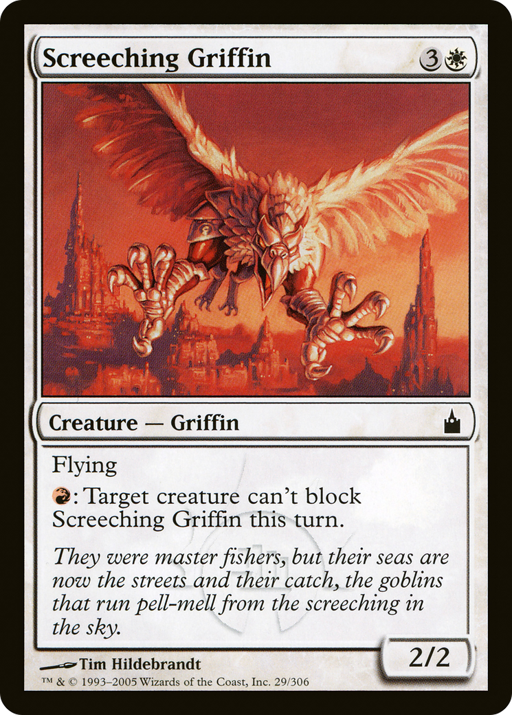 Screeching Griffin (RAV-029) - Ravnica: City of Guilds Foil - Premium MTG Single from Wizards of the Coast - Just $0.08! Shop now at Game Crave Tournament Store