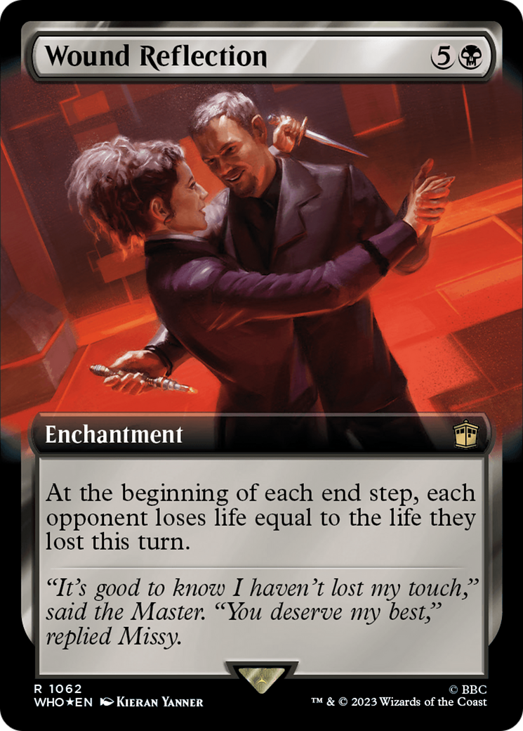 Wound Reflection (WHO-1062) - Doctor Who: (Extended Art) Foil - Premium MTG Single from Wizards of the Coast - Just $3.87! Shop now at Game Crave Tournament Store