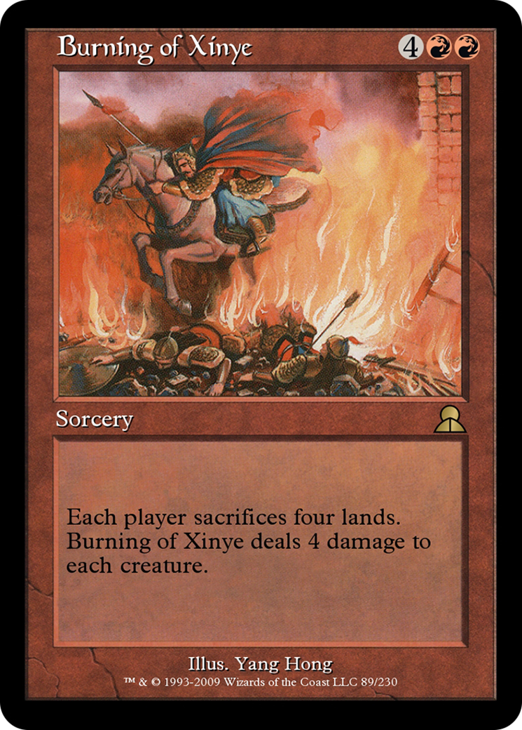 Burning of Xinye (ME3-089) - Masters Edition III Foil - Premium MTG Single from Wizards of the Coast - Just $0! Shop now at Game Crave Tournament Store
