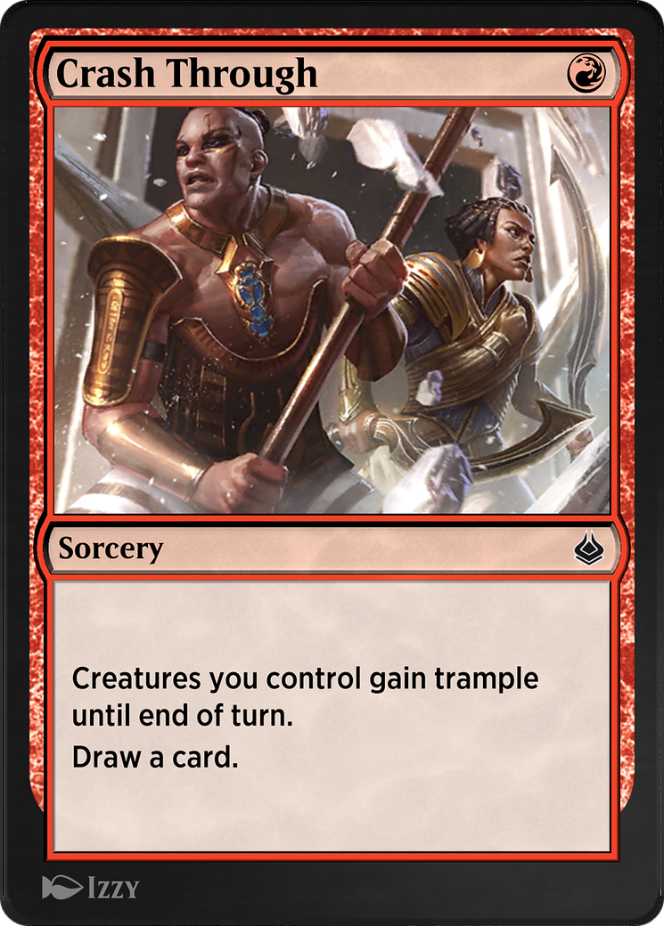 Crash Through (AKR-149) - Amonkhet Remastered - Premium MTG Single from Wizards of the Coast - Just $0! Shop now at Game Crave Tournament Store