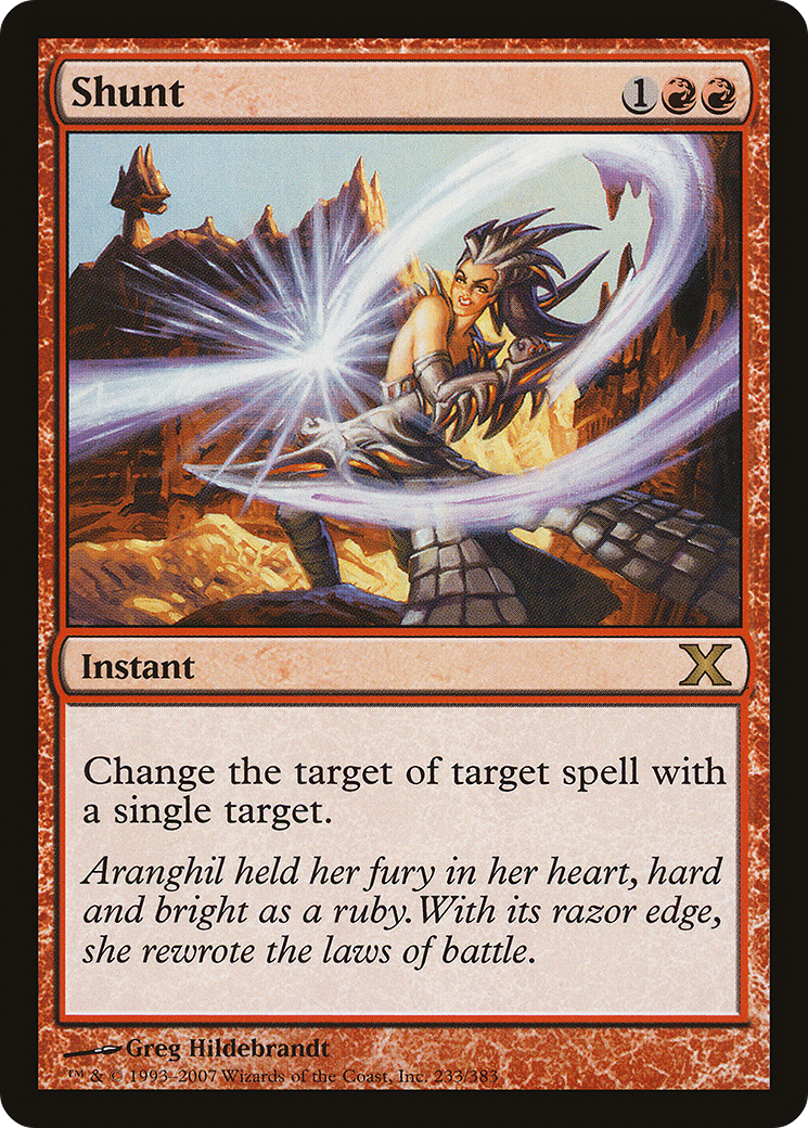 Shunt (10E-233) - Tenth Edition - Premium MTG Single from Wizards of the Coast - Just $0.61! Shop now at Game Crave Tournament Store