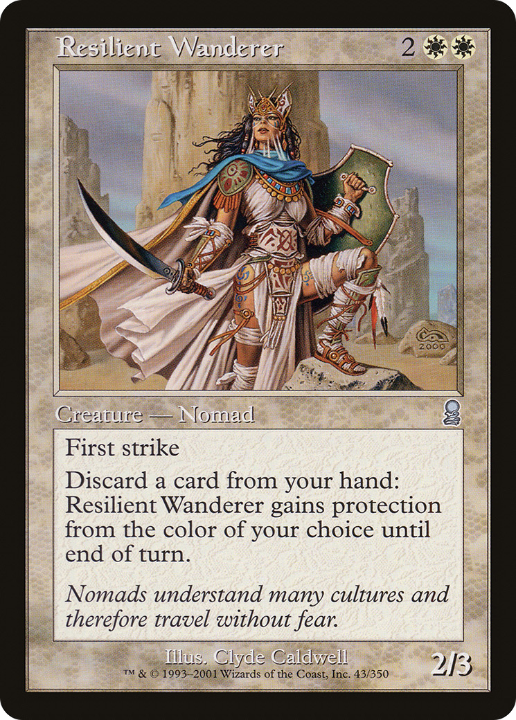 Resilient Wanderer (ODY-043) - Odyssey Foil - Premium MTG Single from Wizards of the Coast - Just $2.12! Shop now at Game Crave Tournament Store