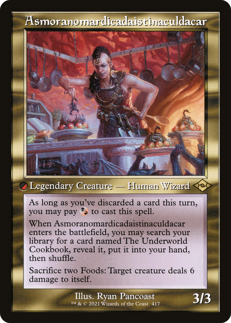 Asmoranomardicadaistinaculdacar (MH2-417) - Modern Horizons 2 Foil - Premium MTG Single from Wizards of the Coast - Just $0.13! Shop now at Game Crave Tournament Store