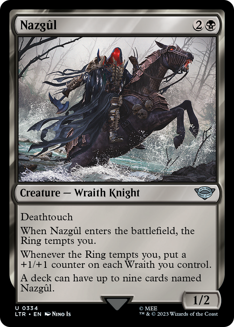 Nazgûl (LTR-334) - The Lord of the Rings: Tales of Middle-earth - Premium MTG Single from Wizards of the Coast - Just $6.49! Shop now at Game Crave Tournament Store