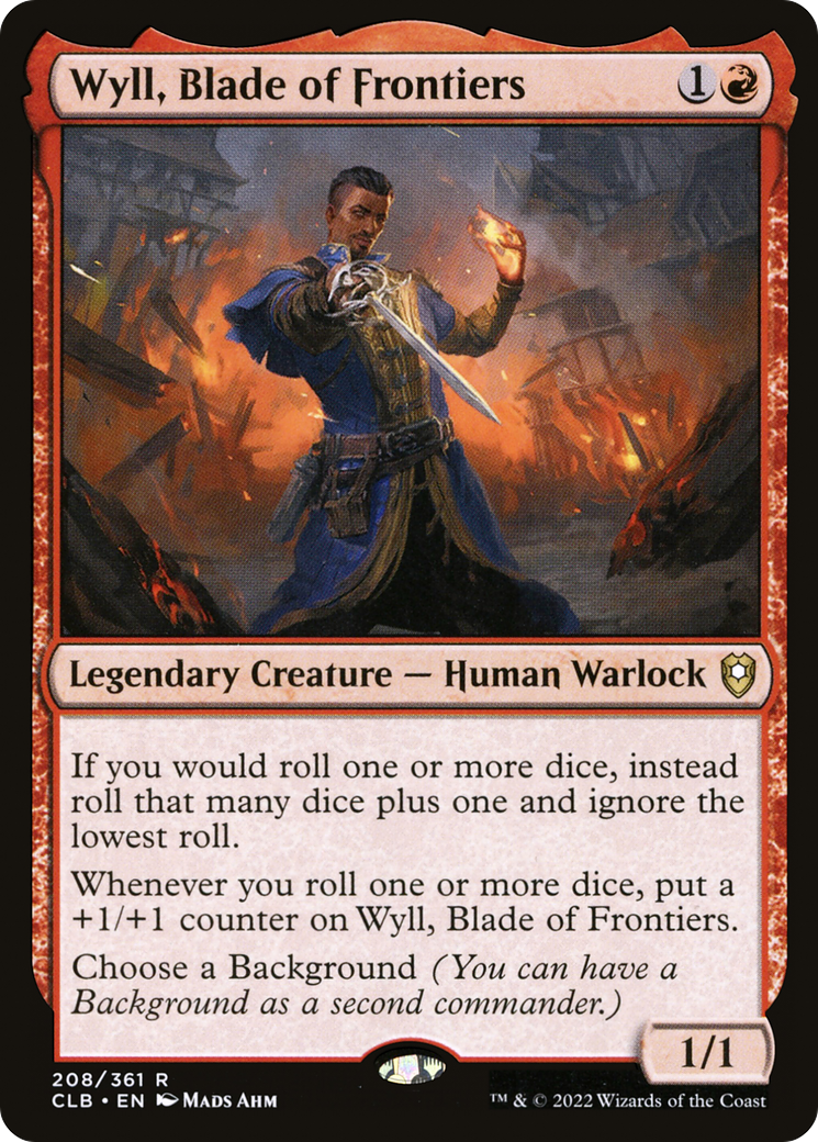 Wyll, Blade of Frontiers (CLB-208) - Commander Legends: Battle for Baldur's Gate - Premium MTG Single from Wizards of the Coast - Just $0.08! Shop now at Game Crave Tournament Store