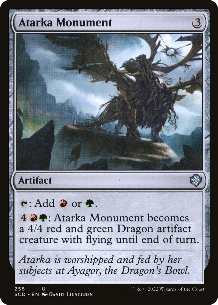 Atarka Monument (SCD-258) - Starter Commander Decks - Premium MTG Single from Wizards of the Coast - Just $0.25! Shop now at Game Crave Tournament Store