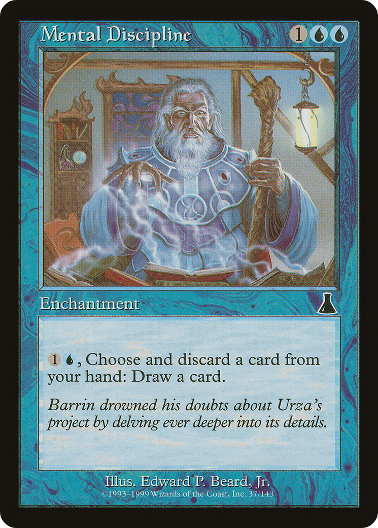 Mental Discipline (UDS-037) - Urza's Destiny - Premium MTG Single from Wizards of the Coast - Just $0.25! Shop now at Game Crave Tournament Store