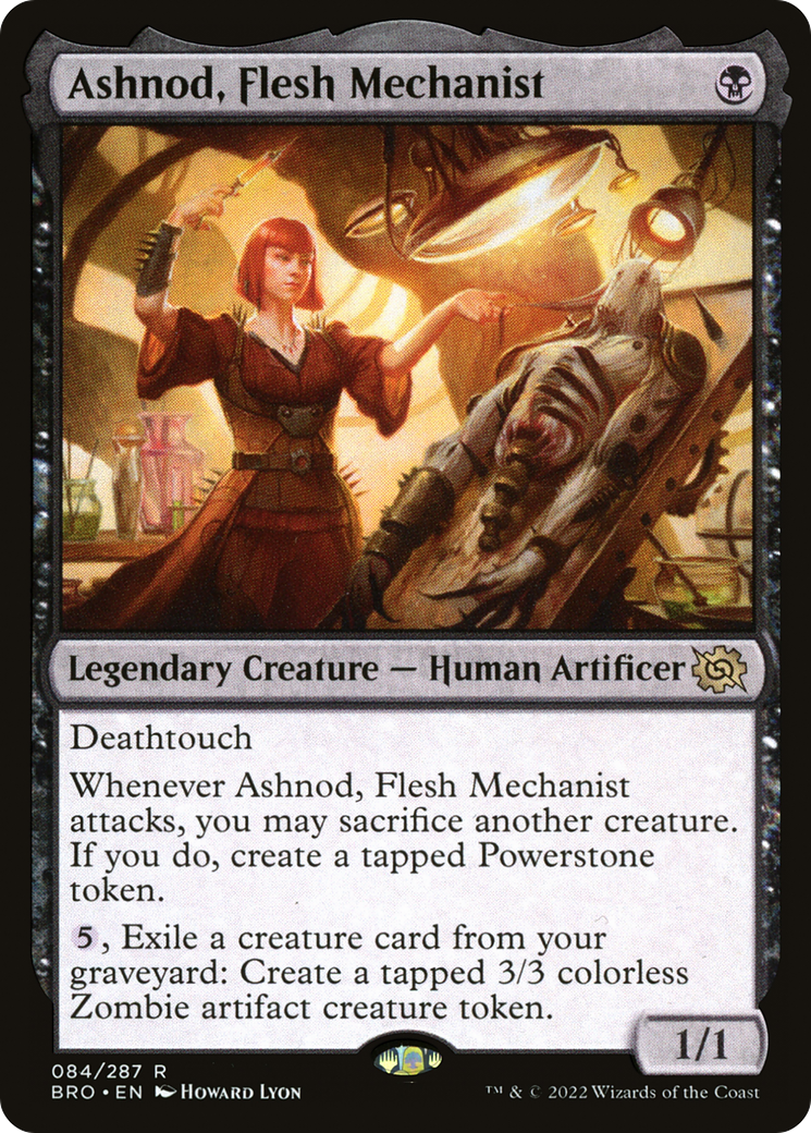 Ashnod, Flesh Mechanist (BRO-084) - The Brothers' War - Premium MTG Single from Wizards of the Coast - Just $0.08! Shop now at Game Crave Tournament Store