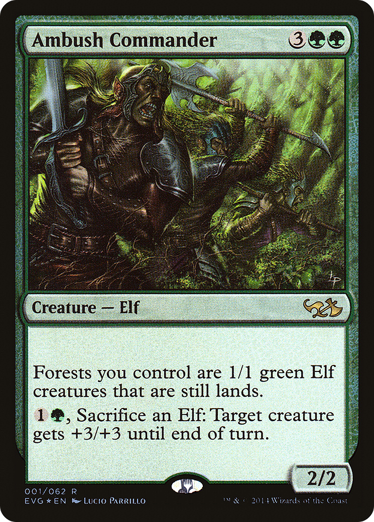 Ambush Commander (EVG-001) - Duel Decks Anthology: Elves vs. Goblins Foil - Premium MTG Single from Wizards of the Coast - Just $0.38! Shop now at Game Crave Tournament Store