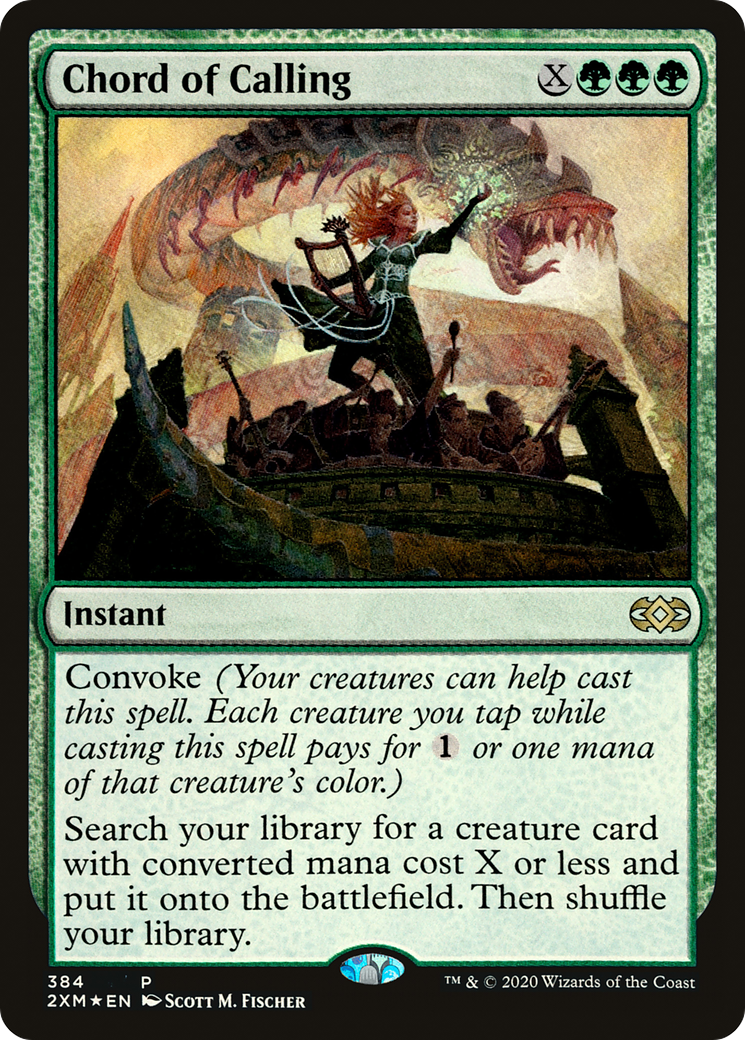 Chord of Calling (2XM-384) - Double Masters Foil - Premium MTG Single from Wizards of the Coast - Just $3.48! Shop now at Game Crave Tournament Store
